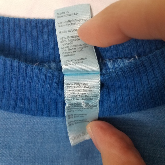 AMERICAN APPAREL Dolman Sleeve Lightweight Shirt - Picture 5 of 6